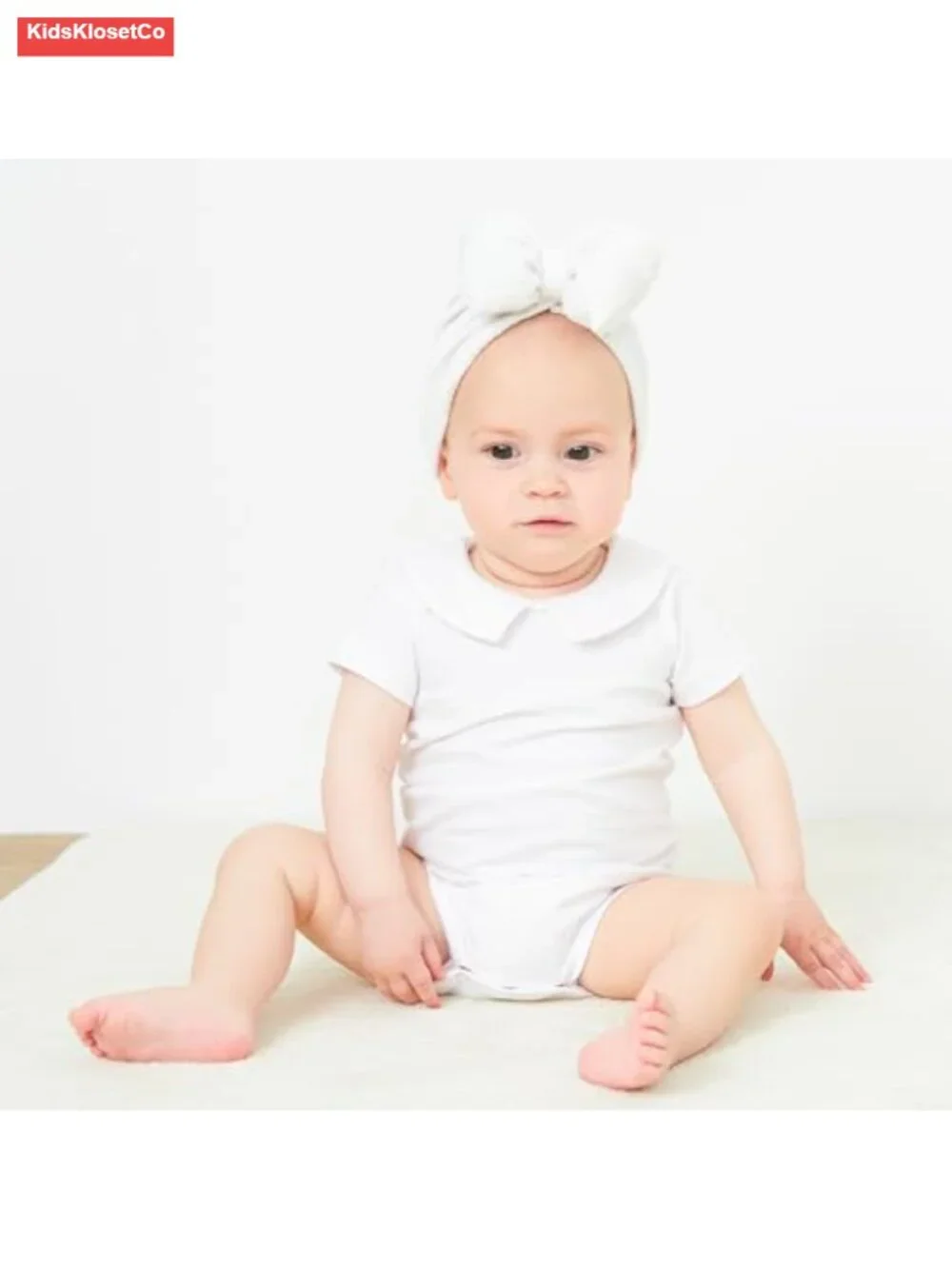 100% Cotton Baby Bodysuit One-Piece Romper Snap Closure Short Sleeve